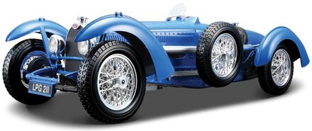 Bburago Modelauto Bugatti Type 59 1:18 Blauw