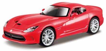 Bburago Modelauto - Dodge Viper GTS - rood - schaal 1:32 - speelgoedauto