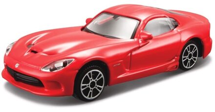 Bburago Modelauto Dodge Viper GTS SRT 2013 1:43 Rood