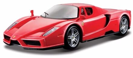 Bburago Modelauto - Ferrari Enzo - rood - schaal 1:24 - speelgoedauto