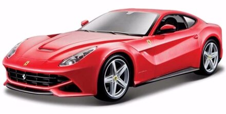 Bburago Modelauto - Ferrari F12 Berlinetta - rood - 19 cm - schaal 1:24 - speelgoedauto