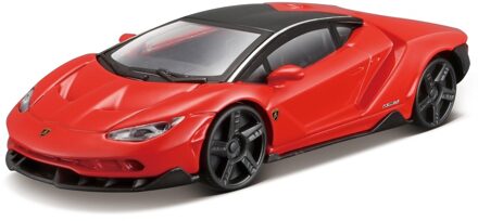 Bburago Modelauto Lamborghini Centenario - rood - schaal 1:43 - schaalmodel auto