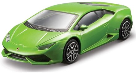 Bburago Modelauto Lamborghini Huracan - groen - schaal 1:43 - speelgoed auto schaalmodel