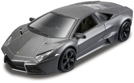 Bburago Modelauto - Lamborghini Reventon - grijs - 12 cm - speelgoedauto