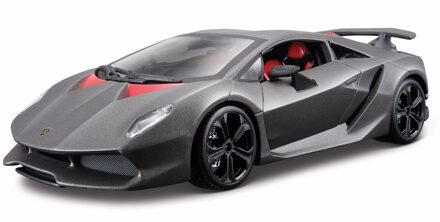 Bburago Modelauto - Lamborghini Sesto Elemento - grijs - schaal 1:24 - speelgoedauto