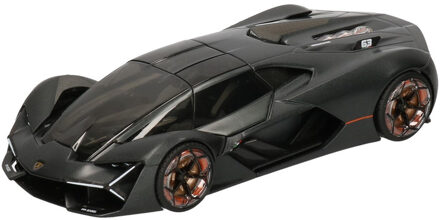 Bburago Modelauto Lamborghini Terzo Millennio - grijs - 19 cm - schaal 1:24 - speelgoedauto