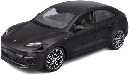 Bburago Modelauto - Porsche Macan - zwart - 19 x 8 x 5 cm - speelgoedauto