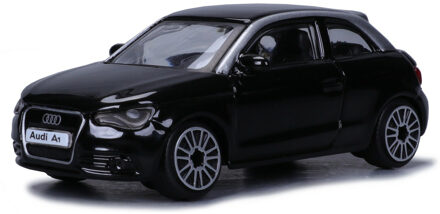 Bburago Modelauto/speelgoedauto Audi A1 2010 - zwart - 9 cm - schaal 1:43