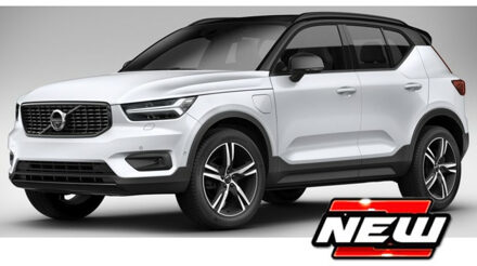 Bburago modelauto Volvo XC40 - wit - schaal 1:43