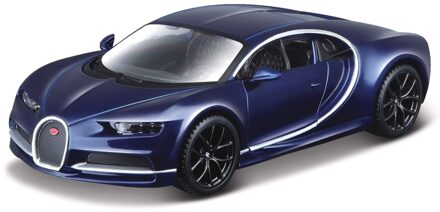 Bburago Schaalmodel Bugatti Chiron 1:32 blauw - Speelgoed auto's