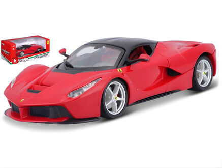 Bburago Schaalmodel Ferrari La Ferrari 1:24 Rood/zwart