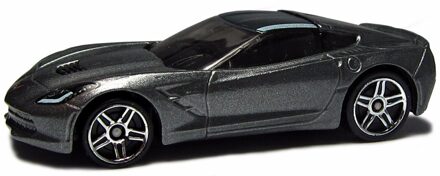 Bburago Speelgoedauto grijze Chevrolet Corvette Stringray 2014