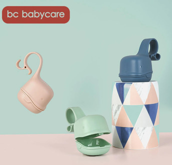 BC Babycare Portable Baby Pacifier Box Dustproof Cute Shark-Shaped Pacifier Snack Travel Storage Box Safe PP Nipple Holder Case