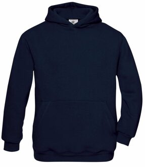 Bc Navy blauwe katoenmix sweater met capuchon voor j 12-13 jaar (152/164)