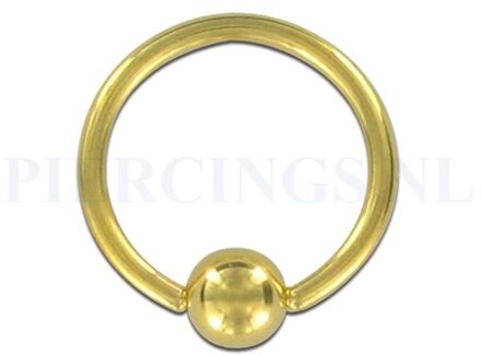 BCR 1.2 mm x 10 mm goud kleur