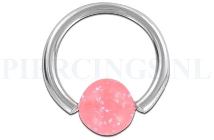 BCR 1.6 mm acryl glitter roze