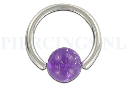 BCR 1.6 mm donkerpaars glitter