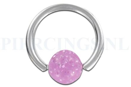 BCR 1.6 mm lichtpaars glitter