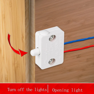 Bcsongben closet cabinet light switch automatic reset switch household cabinet door control switch Wardrobe light switch
