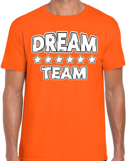 BD Cadeau Sport T-shirt heren - Dream Team - oranje - Team Building 2XL