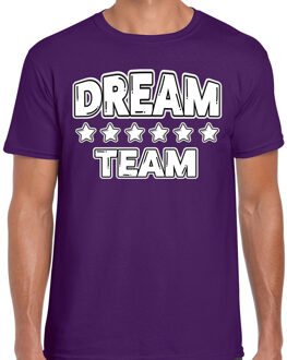 BD Cadeau Sport T-shirt heren - Dream Team - paars - Team Building L