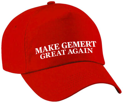 BD Carnaval verkleed pet - rood - Make Gemert Great - volwassenen