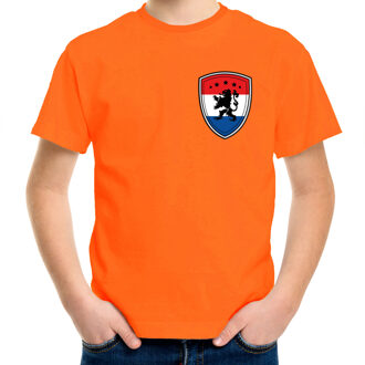BD EK / WK Supporters t-shirt - kinderen - schild/Leeuw - Koningsdag 158-164 (XL)