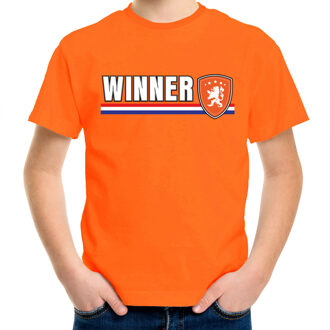 BD EK / WK Supporters t-shirt - voor kinderen - WINNER - Koningsdag 158-164 (XL)