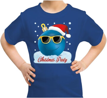 BD Fout Kerst t-shirt kinderen - Coole kerstbal - Christmas party XL (164-176)