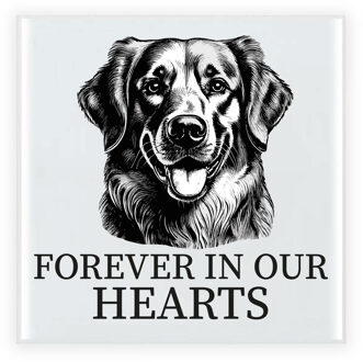 BD Herdenkings cadeau tegel - hondenliefhebber - Golden Retriever hond