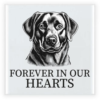 BD Herdenkings tegel - hondenliefhebber - Labrador Retriever hond