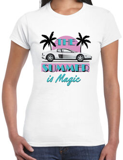 BD Toppers T-shirt dames - The summer is Magic - wit - Miami auto XS
