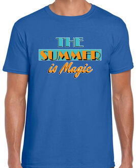 BD Toppers verkleed T-shirt heren - The summer is Magic - blauw L
