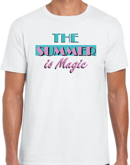BD Toppers verkleed T-shirt heren - The summer is Magic - wit XL