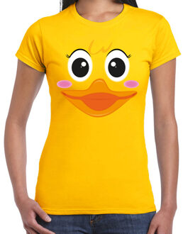 BD Verkleed T-shirt voor dames - badeend girly - themafeest/Carnaval S