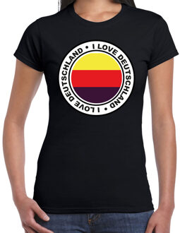 BD Verkleed T-shirt voor dames - Duitsland - zwart - supporter S