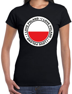 BD Verkleed T-shirt voor dames - Polen - zwart - supporter S