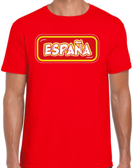 BD Verkleed T-shirt voor heren - Spanje - rood - voetbal supporter M
