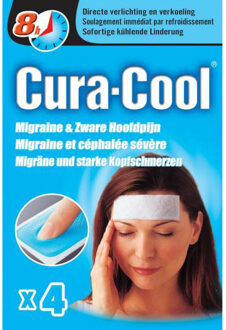 BE Cool Cura Cool - 4 st - Migrainestrips