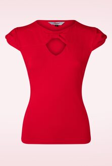 Be free jersey top in rood