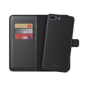 Be Hello Zwarte 2 in 1 Wallet Case voor de iPhone 8 Plus / 7 Plus / 6(s) Plus