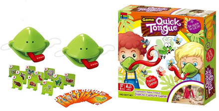 Be Quick to Lick! Novelty Toys Chameleon Sticky Tongue Board Game Mask Shoot The Tongue Out Board Game For Children