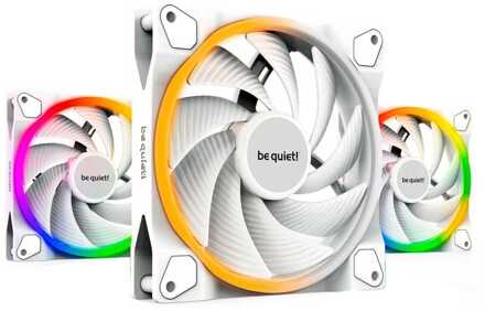 Be Quiet! Light Wings White 120mm PWM Triple Pack Case fan