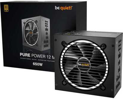 Be Quiet! Pure Power 12M 650W Voeding