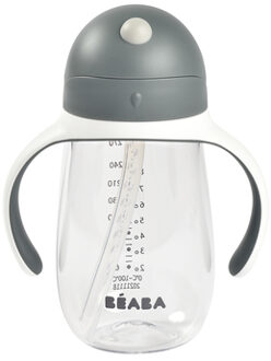 Béaba BEABA, Babyfles/Trainingsbeker/Strobeker 300 ml, Mineraalgrijs