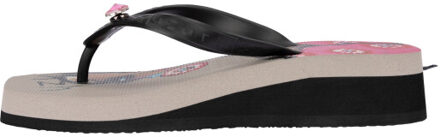 Beach printed claudia mid heel taupe - 41-42