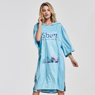 Beach Surf Poncho, super Water Absorberende Wetsuit Veranderende Handdoek Gewaad Met Kap Voor Surfen Zwemmen Zwemmen Voor Volwassenen Mannen Vrouwen MAOJ4002A