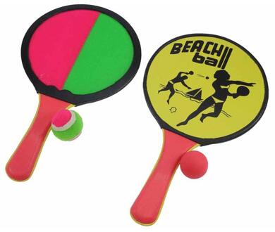 Beachball vangspel 2 in 1 - Vang- en werpspel Multikleur