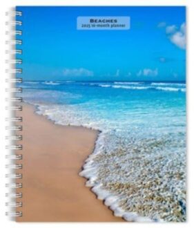 Beaches 2025 6 X 7.75 Inch Spiral-Bound Wire-O Weekly Engagement Planner Calendar New Full-Color - Browntrout