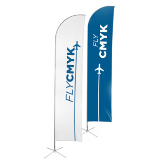 Beachflag bedrukken drukken